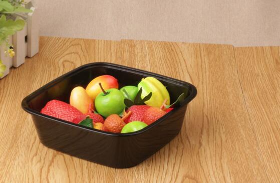 New trend of takeaway container-- from transparent to black design
