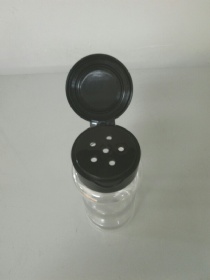 Plastic spice shaker bottle