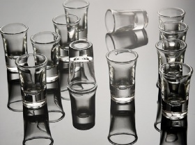 1oz 30ml Liquor Vodka Shot Glass for bar accessories
