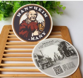 Beer coaster paper mat