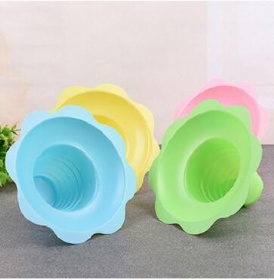yellow color Flower shape plastic Hawaiian shaved ice cup